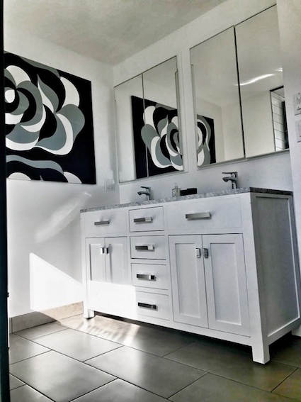 Double sink bathroom