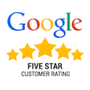 Google Five Star Badge
