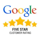 Google Five Star Badge